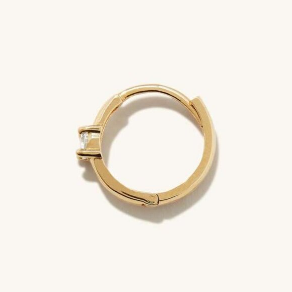 Mejuri Gold and Diamond Earrings - Picture 4 of 5